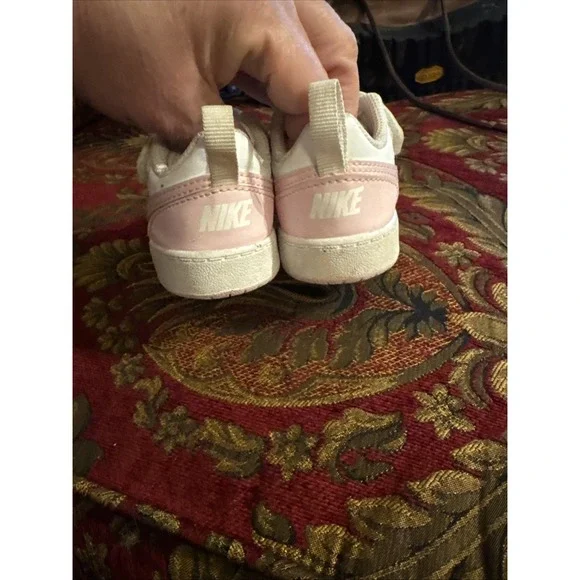 Baby Toddler Girls Pink Nike Court Borough Low Recraft Sneaker Shoes. Size 4c - Picture 4 of 6